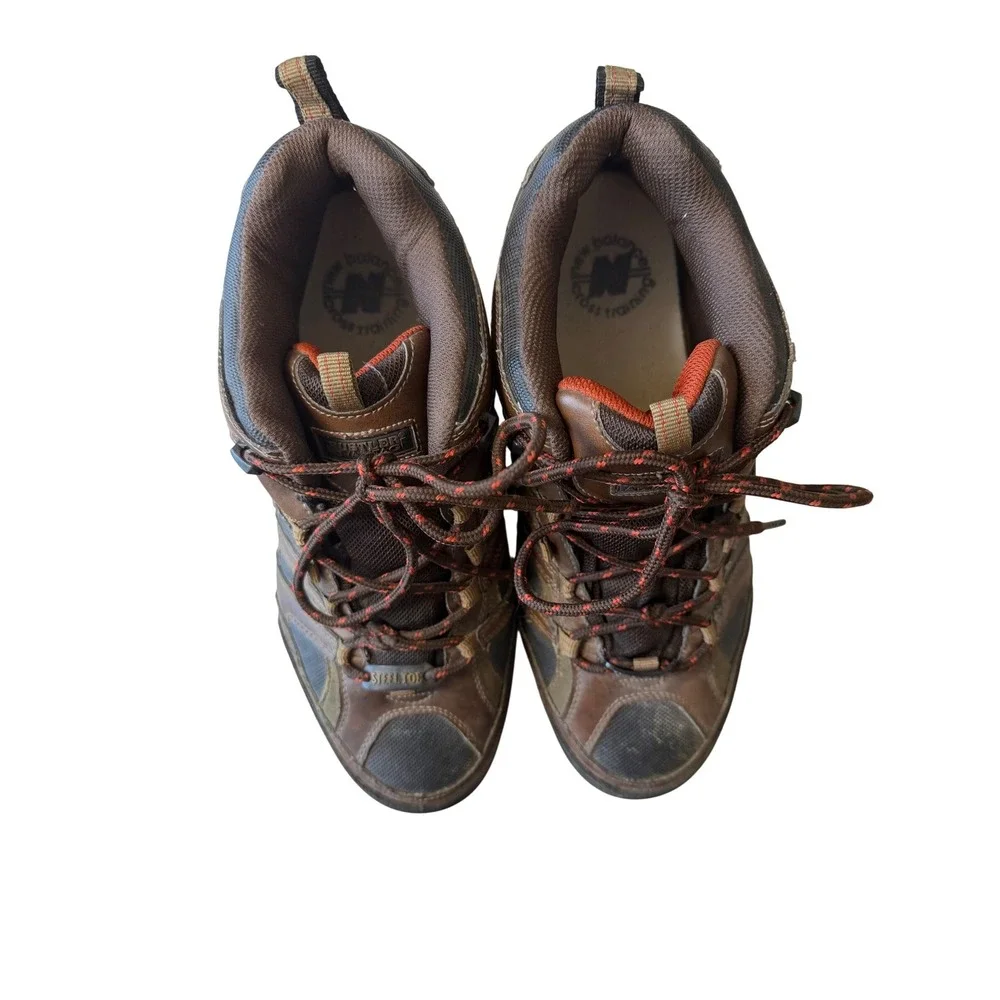 Rustler Advantage Steel Toe Work Boots Brown Leather Hiking Utility Mens 11.5